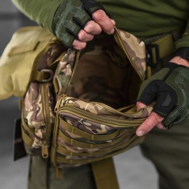 Поясная Сумка Oxford SILVER KNIGHT на 5л с системой Molle мультикам размер 20 x 9 x 28 см buy85746bls фото