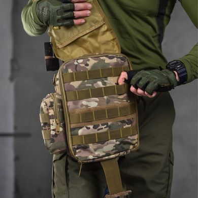 Поясная Сумка Oxford SILVER KNIGHT на 5л с системой Molle мультикам размер 20 x 9 x 28 см buy85746bls фото