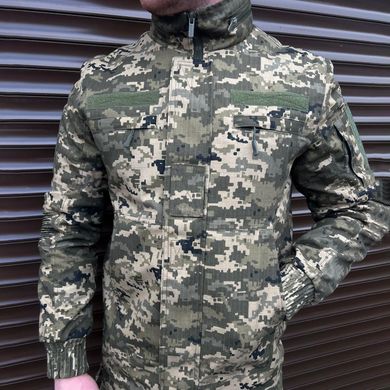 Уставный мужской Китель со скрытым капюшоном / Полевая форма рип-стоп пиксель размер M bkrА-71bls-M фото