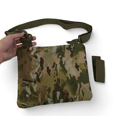 Тактична cумка через плече Cordura мультикам 30х24 см ws53896bls фото