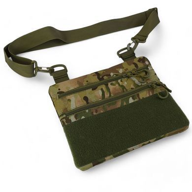 Тактична cумка через плече Cordura мультикам 30х24 см ws53896bls фото