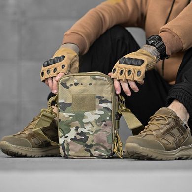 Тактична сумка через плече Cordura мультикам 26х20х9 см buy91412bls фото