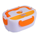 Електричний ланч бокс із підігрівом 220В / Туристичний Контейнер для їжі у оранжевому кольорі 24х17.5х10.5 см ws88434-2bls фото 2