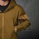 Куртка 7.62 Tactical Darmamu Softshell з велкро на рукавах койот розмір S buy97222bls-S фото 6