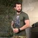 Потоотводная футболка Predator с принтом на груди олива размер XL buy93133bls-XL фото 3