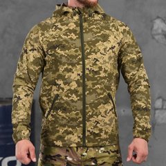 Мужская легкая куртка с капюшоном Fuzz мембранная стрейч ткань пиксель размер M buy87073bls-M фото