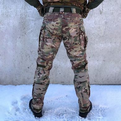 Тактичні штани Excellence Softshell з наколінниками мультикам розмір S for04184bls-S фото