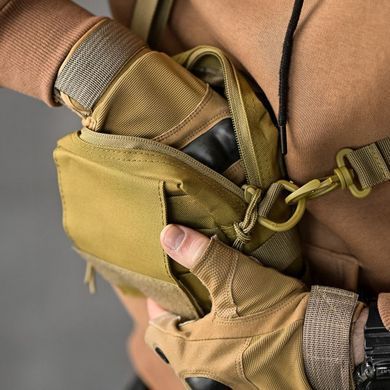 Административный подсумок Cordura с регулируемым плечевым ремнем койот 18x12 см buy91417bls фото