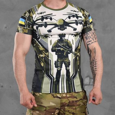 Чоловіча футболка з принтом Oblivion Drone Coolmax розмір M buy87399bls-M фото