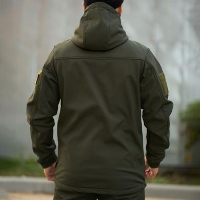 Мужская куртка "Reef" SoftShell на микрофлисе до -10°C хаки размер S int1244071135bls-S фото