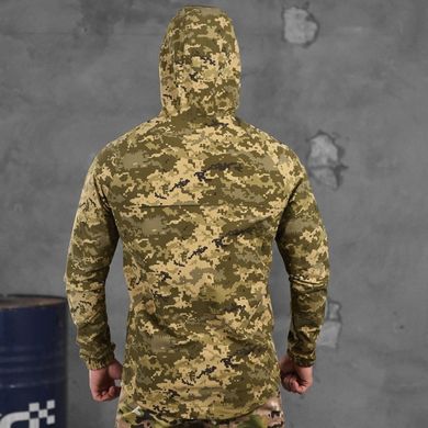 Чоловіча легка куртка з капюшоном Fuzz мембранна стрейч тканина піксель розмір M buy87073bls-M фото