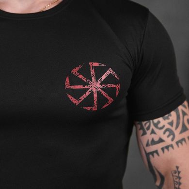Летний комплект футболка и шорты с принтом Kolovrat Coolmax черные с красным размер M buy87534bls-M фото