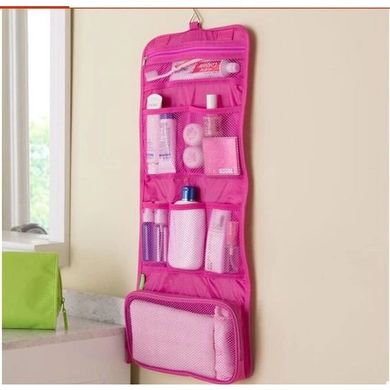 Органайзер для засобів гігієни Travel Storage Bag / Туристична косметичка рожева 64,5х26 см ws58595bls фото