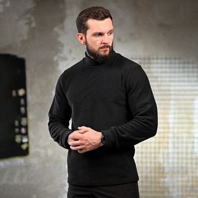 Тактический флисовый гольф черный размер S buy90339bls-S фото