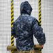 Мужская зимняя Куртка с Капюшоном и флисовой подкладкой / Водонепроницаемый Бушлат на Силіконі камуфляж размер S 50550bls-S фото 5