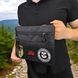 Тактична cумка через плече Cordura чорна 30х24 см ws82492bls фото 4