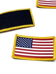 Шеврон на липучках Прапор USA / Вишита нашивка на одяг 1452636365bls фото