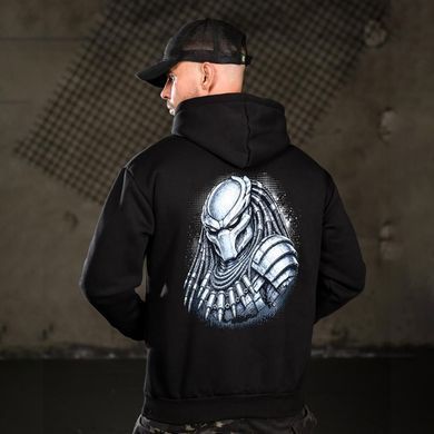 Худі Genesis на флісі з принтом Predator чорне розмір M buy97269bls-M фото