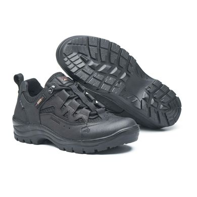 Універсальні вологостійкі Кросівки із натуральної шкіри на двокомпонентній підошві чорні розмір 34 401 чорні літоbls-34 фото