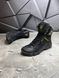 Демісезонні чоловічі Берці з патріотичним дизайном та мембраною / Міцні черевики чорні розмір 40 БРЦ-2/3053 black-sh GXbls-40 фото 8