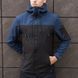 Чоловіча куртка Pobedov Korol Lev SoftShell синя з чорним розмір S pobOWku11bblbls-S фото 1