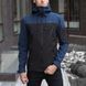 Чоловіча куртка Pobedov Korol Lev SoftShell синя з чорним розмір S pobOWku11bblbls-S фото 3