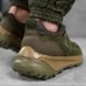 Чоловічі шкіряні кросівки Extreme на гумовій підошві олива розмір 41 buy86667bls-41 фото 4