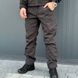 Костюм мужской на флисе Куртка + Брюки / Утепленная форма Softshell черная размер S for00628bls-S фото 8