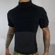 Мужской Убакс Han Wild с короткими рукавами и карманами / Прочная уставная Рубашка черная размер M md1177bls-M фото 2