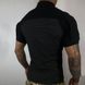 Мужской Убакс Han Wild с короткими рукавами и карманами / Прочная уставная Рубашка черная размер M md1177bls-M фото 6