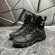 Демісезонні чоловічі Берці з патріотичним дизайном та мембраною / Міцні черевики чорні розмір 40 БРЦ-2/3053 black-sh GXbls-40 фото 1
