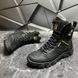 Демісезонні чоловічі Берці з патріотичним дизайном та мембраною / Міцні черевики чорні розмір 40 БРЦ-2/3053 black-sh GXbls-40 фото 3