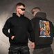 Худі Genesis на флісі з принтом Тіп чорне розмір M buy97275bls-M фото 1