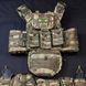 Плитоноска Grand Tactic в зборі з підсумками Cordura 900D мультикам + Подарунок Шеврон GT3011bls фото 3