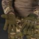 Плотные перчатки Mechanix Start на флисе с защитными накладками олива размер L 14294bls-L фото 1