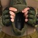 Кожаные кроссовки Shrew с сетчатыми вставками олива размер 40 buy87618bls-40 фото 7