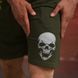 Трикотажні шорти з принтом Skull олива розмір M buy87528bls-M фото 4