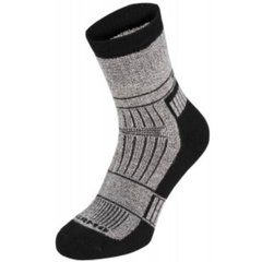 Чоловічі утеплені Шкарпетки до -20°C 39-41 розмір / Трекінгові Термоноски чорні з сірим for00037bls-39-41 фото
