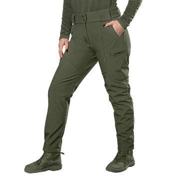 Жіночі штани Camotec Softshell на флісі олива розмір XS cmt8485bls-XS фото