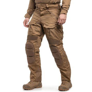 Чоловічі штани Mil-Tec Sturm Chimera Combat Pants ріп-стоп з накладками Eva койот розмір S bkr10516819bls-S фото