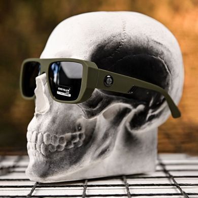 Тактические очки Cheysler Polarized Step с поляризацией и футляром олива buy93026bls фото