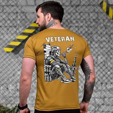 Потовідвідна Футболка Coolmax з принтом Veteran койот розмір XL buy92506bls-XL фото