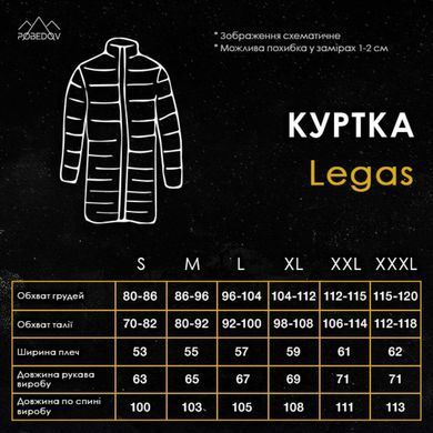 Зимова куртка Pobedov Legas утеплена синтепухом чорна розмір S pobOWku3013babls-S фото
