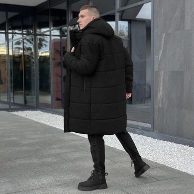 Зимова куртка Pobedov Legas утеплена синтепухом чорна розмір S pobOWku3013babls-S фото