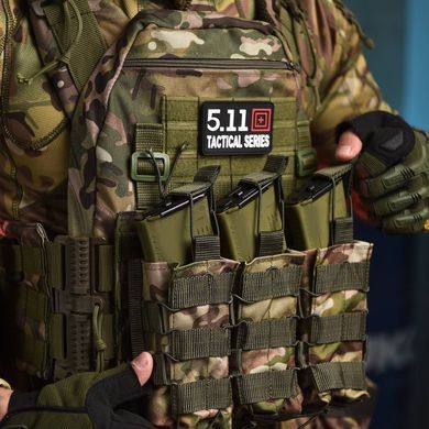Плитоноска Intercessor в сборе с подсумками и 4 точками быстрого сброса Cordura 500D мультикам buy87472bls фото