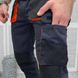 Чоловічі щільні Штани із відсіками для Наколінників / Робочі Брюки синьо-червоні розмір S 14637bls-S фото 3