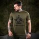 Потоотводная футболка Oblivion Tactical с принтом Soldier олива размер XL buy92091bls-XL фото 1