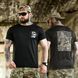Потовідвідна футболка Born of War з принтом Welcome to Ukraine чорна розмір S buy96457bls-S фото 1