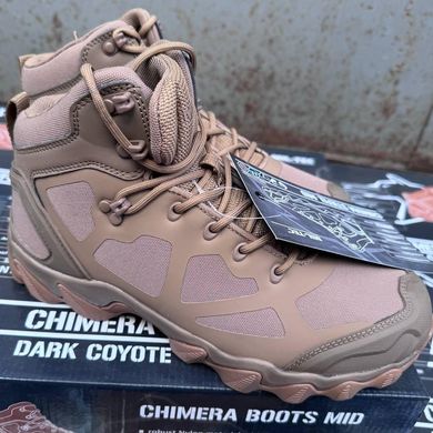 Чоловічі черевики Mil-Tec Chimera Mid з литою підошвою Wolf Teeth темний койот розмір 40 for01005bls-40 фото
