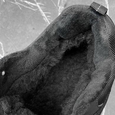 Зимові Чоловічі Кросівки "Zero" з термотканини на хутрі / Утеплене взуття чорне розмір 41 buy12772bls-41 фото